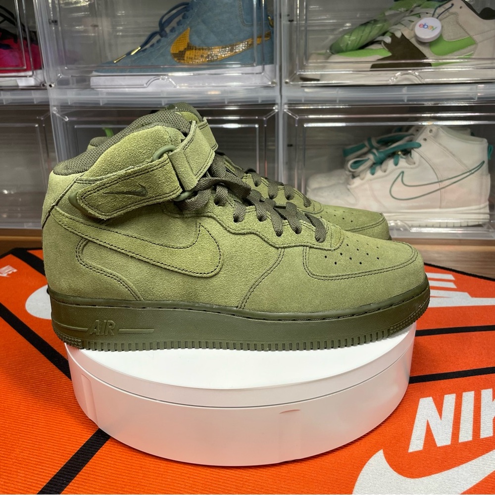 Nike Air Force 1 07’ Legion green sneakers; Size 9M; - Picture 2 of 10